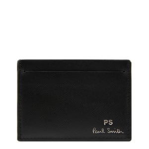 Paul Smith Leather Credit Card Wallet Black