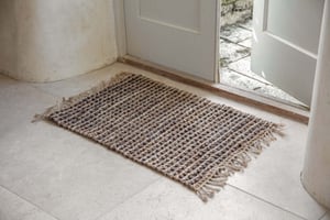 nkuku Davli Jute Doormat | Rugs | Natural | 60 x 90 cm