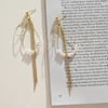 Ballroom Dance Earrings Gold