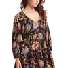 Silk Road Tier Kaftan Black - L