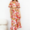 Vacay Mode Midi Skirt Pink
