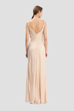 Victoria Beckham Posy Gown In Blossom - 16 - Womens
