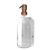 White Single  Wall Mounted Soap Dispenser