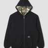 Thermal Lined Zip Hood (Washed Black) - M