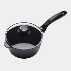 HD Nonstick Saucepan with Glass Lid - 2.2 qt