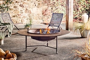 nkuku Halali Kadai Bowl & Surround | Garden | One Size | Rust