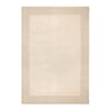 Borders Wool Rug Natural - 80x150cm