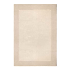 Borders Wool Rug Natural - 200x290cm