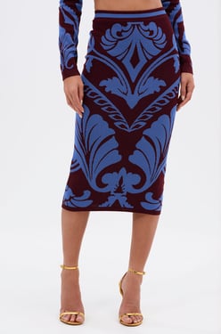 AKIRA Give Me Love Midi Skirt | Size XL