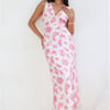 Soft Florals Maxi Dress Pink
