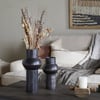 nkuku Endo Reclaimed Iron Vase | Vases & Planters | Large | Aged Black