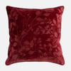 QE Home Laurentian Euro Sham, Botanical, Red, 26" x 26"