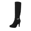 DREAM PAIRS Knee High Platform Heel Boots