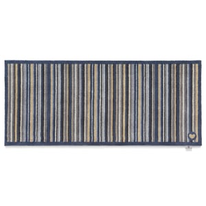 Stripe 88 Blue/Grey Washable Runner - 65x150cm