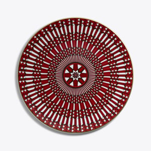 Arcadia Red Charger Plate - Red | Baccarat