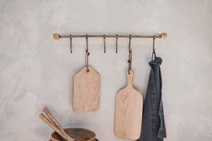 nkuku Ikoma Hook Set | Storage | One Size | Antique Brass