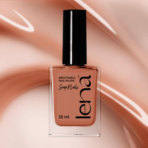 LENA Soap Nails – Breathable & Water-Permeable Halal Nail Polish - Peachin’ For Attention - SN05