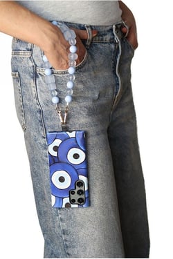 Goddiva Accessories Acrylic Phone Strap - Matte Blue