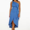 Holding On Midi Dress Blue