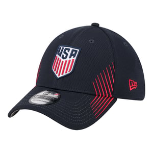 Adult New Era USMNT 39Thirty Active Navy Hat / L/XL