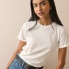 White Shrunken Fit T-Shirt