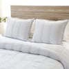 Nantucket Grey Cotton King Matelasse