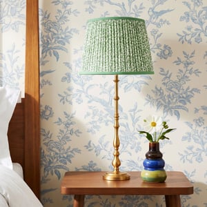 Rapunzel rechargeable table lamp in antique brass
