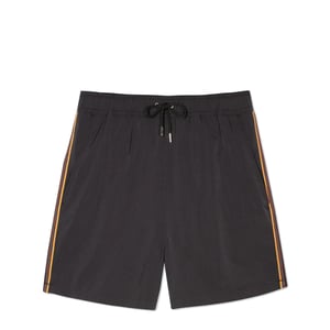 Paul Smith Swim Shorts With Artist Stripe Trim Black