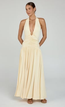 Serein Maxi Dress (Lemon Whip) - US 0