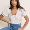 White Puff Sleeve Lumi Blouse
