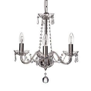 Galway Crystal Cashel 3 Arm Chandelier