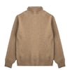 Sunspel Womens Lambswool Funnel Mink