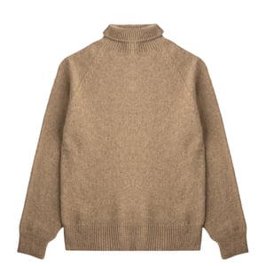 Sunspel Womens Lambswool Funnel Mink