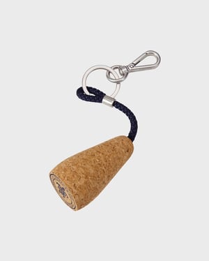 Vilebrequin - Cork Keyring - Key Ring - Poppy - Beige - Size OSFA