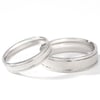 Jeulia Simple Sterling Silver Band Set