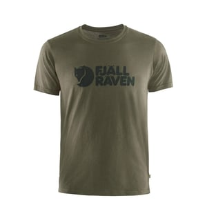 Fjallraven Logo T-Shirt Dark Olive