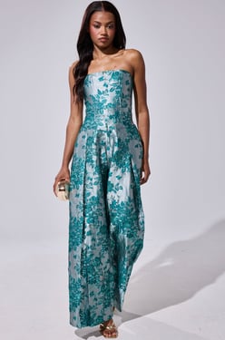 AKIRA No One Like Me Printed Jumpsuit | Size 1X