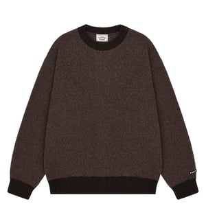 Kappy Ringer Round Wool Knit Brown
