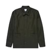 Sunspel British Wool Twin Pocket Jacket Drill Green