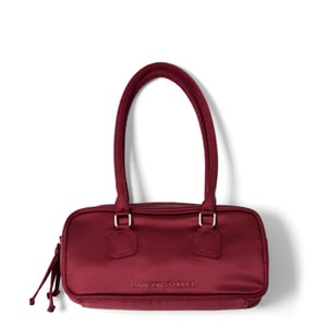 Damson Madder Benny Mini Bowler Burg Satin