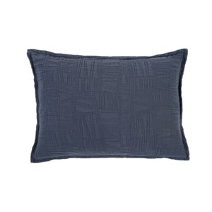 Harbour Navy Cotton King Sham