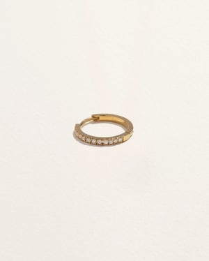 8mm Pavé Huggie