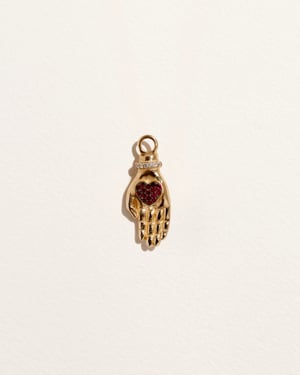 Heart in Hand Charm