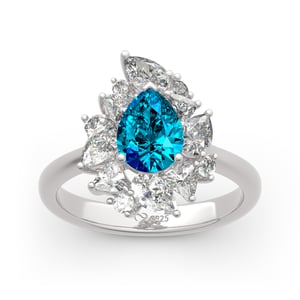 Jeulia "Love is in the Air" Sterling Silver Ring