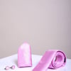 Pink birds eye tie set