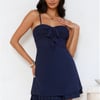 Fashion Features Mini Dress Navy
