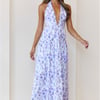 Wardrobe Goals Halter Maxi Dress Lilac