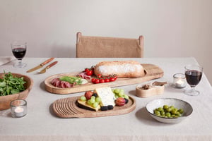 nkuku Tivisha Mango Wood Serving Board | Serveware | Large | Natural