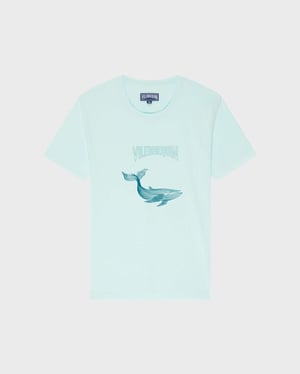Vilebrequin - Men Organic Cotton T-shirt Whales - Tee Shirt - Thom - Blue - Size XXXL