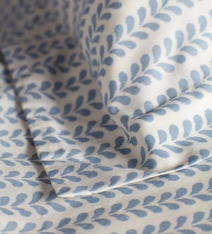 Molly Mahon Blue Bindi 100% Cotton Duvet Cover